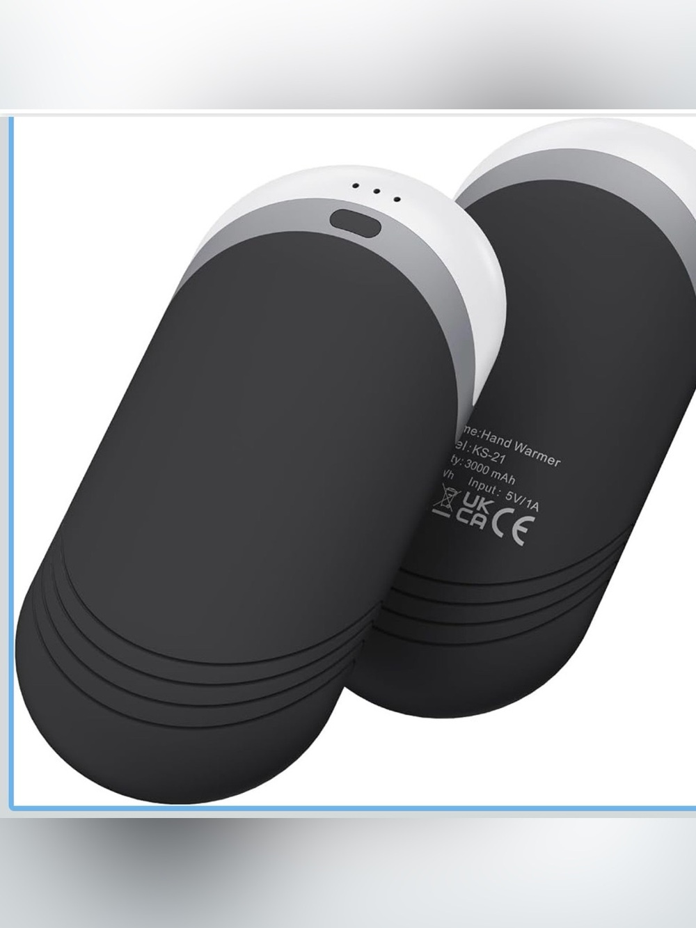 Rechargeable Hand Warmer 2 pack with thermal silicone full warmth